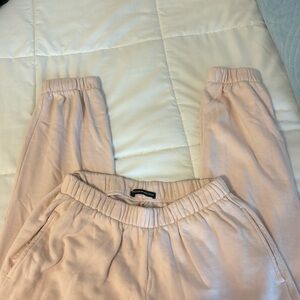 light pink brandy melville sweatpants